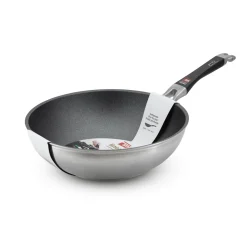 Bissolo Casa Cottura Padelle<ACCADEMIA MUGNANO - SALTAPASTA 1 MANICO LINEA CHEF DIAM. 28CM