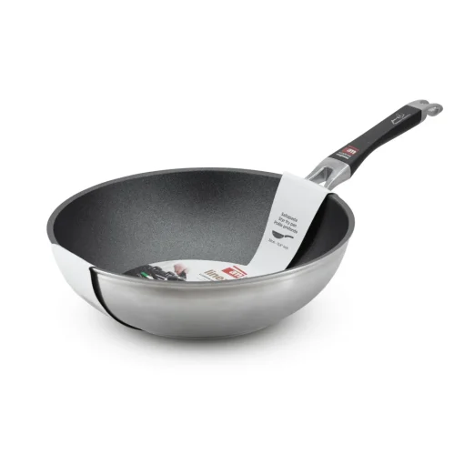 Bissolo Casa Cottura Padelle<ACCADEMIA MUGNANO - SALTAPASTA 1 MANICO LINEA CHEF DIAM. 28CM