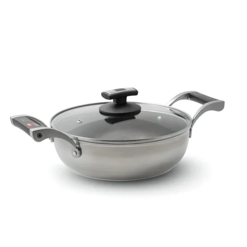 Bissolo Casa Cottura Casseruole<ACCADEMIA MUGNANO - TEGAME 2 MANICI LINEA CHEF DIAM. 28CM