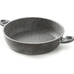 Bissolo Casa Cottura Casseruole<ACCADEMIA MUGNANO - TEGAME ALTO 2 MANICI LINEA CUORE DI PIETRA D.36CM