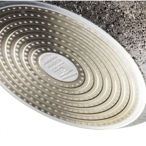 Bissolo Casa Cottura Casseruole<ACCADEMIA MUGNANO - TEGAME ALTO 2 MANICI LINEA CUORE DI PIETRA D.36CM
