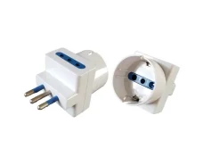 Bissolo Casa Accessori Illuminazione<ADATTATORE SPINA 10A 2 P 10A + 1 SCHUK: vendita online ADATTATORE SPINA 10A 2 P 10A + 1 SCHUK in offerta