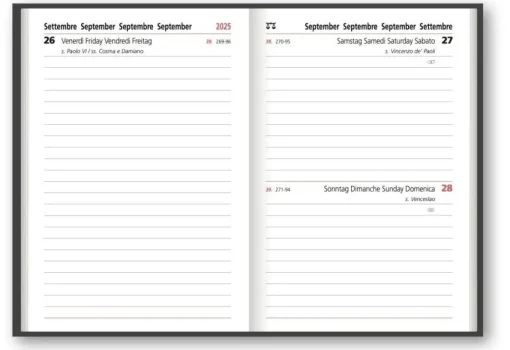 Bissolo Casa Zaini, Astucci E Diari Diari E Agende<AGENDA GIORNALIERA S/D 14,5X20,5CM MAIORI: vendita online AGENDA GIORNALIERA S/D 14,5X20,5CM MAIORI in offerta