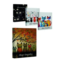 Bissolo Casa Porta Foto E Cornici Porta Foto<ALBUM PORTAFOTO MOD. CATS 160 TASCHE 13X18CM ASSORTITO: vendita online ALBUM PORTAFOTO MOD. CATS 160 TASCHE 13X18CM ASSORTITO in offerta