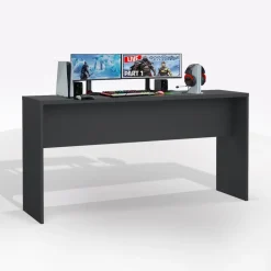 Bissolo Casa Scrivanie E Porta Pc|Scrivanie E Porta Pc<ALLUNGO SCRIVANIA SIGN CM 150X40 H. 75.6 GRIGIO OPACO: vendita online ALLUNGO SCRIVANIA SIGN CM 150X40 H. 75.6 GRIGIO OPACO in offerta