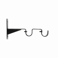 Bissolo Casa Accessori E Pali Tende Finali Per Pali<ANTIQUE - SUPPORTO PARETE DOPPIO NERO-ORO 1 PZ: vendita online ANTIQUE - SUPPORTO PARETE DOPPIO NERO-ORO 1 PZ in offerta