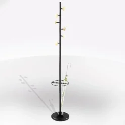Bissolo Casa Appendiabiti E Servomuti<APPENDIABITI TAMPIERI IN METALLO NERO E LEGNO: vendita online APPENDIABITI TAMPIERI IN METALLO NERO E LEGNO in offerta