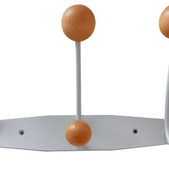Bissolo Casa Appendiabiti E Servomuti<APPENDINO 3 GANCI A MURO IN METALLO SILVER