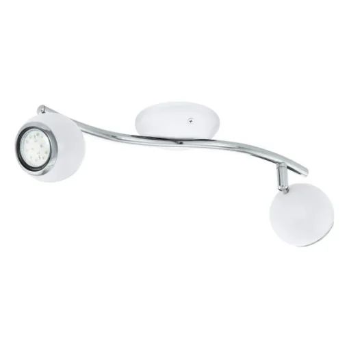 Bissolo Casa Applique<APPLIQUE 2 LUCI BIMEDA BIANCA 36.5CM - 2X240lm 3000K 3W: vendita online APPLIQUE 2 LUCI BIMEDA BIANCA 36.5CM - 2X240lm 3000K 3W in offerta