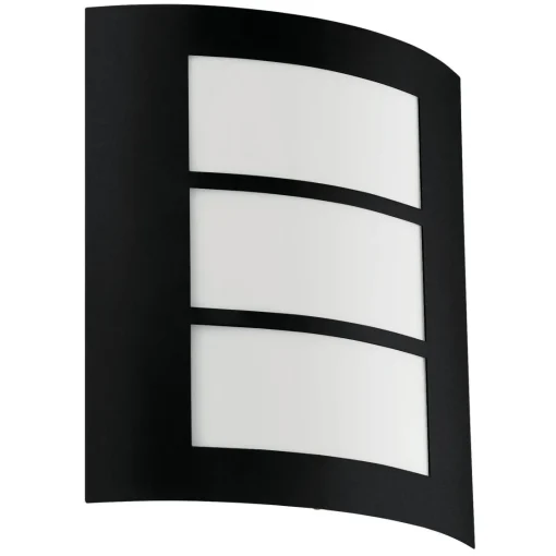 Bissolo Casa Lampade Da Esterno<APPLIQUE CITY NERO 23.5CM - E27 1X40W IP44: vendita online APPLIQUE CITY NERO 23.5CM - E27 1X40W IP44 in offerta