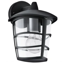 Bissolo Casa Lampade Da Esterno<APPLIQUE DA ESTERNO ALORIA NERO 22.5CM - 1X60W E27 IP44: vendita online APPLIQUE DA ESTERNO ALORIA NERO 22.5CM - 1X60W E27 IP44 in offerta