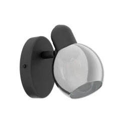 Bissolo Casa Applique<APPLIQUE POLLICA NERO 10.5CM - 1XE14 MAX 10W: vendita online APPLIQUE POLLICA NERO 10.5CM - 1XE14 MAX 10W in offerta
