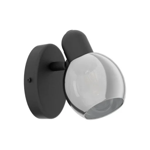 Bissolo Casa Applique<APPLIQUE POLLICA NERO 10.5CM - 1XE14 MAX 10W: vendita online APPLIQUE POLLICA NERO 10.5CM - 1XE14 MAX 10W in offerta