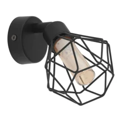 Bissolo Casa Applique<APPLIQUE ZAPATA 1 NERO 6CM - 360lm 3000K 3W: vendita online APPLIQUE ZAPATA 1 NERO 6CM - 360lm 3000K 3W in offerta
