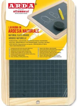 Bissolo Casa Lavagne Lavagne<ARDA - LAVAGNA BIFACCIALE IN ARDESIA NATURALE 18X26CM: vendita online ARDA - LAVAGNA BIFACCIALE IN ARDESIA NATURALE 18X26CM in offerta
