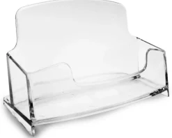 Bissolo Casa Cancelleria Accessori Ufficio<ARDA - PORTABIGLIETTI DA VISITA 10X5X8CM TRASPARENTE: vendita online ARDA - PORTABIGLIETTI DA VISITA 10X5X8CM TRASPARENTE in offerta