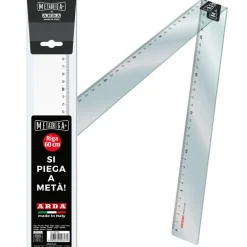 Bissolo Casa Disegno Tecnico Squadre E Righelli<ARDA - RIGHELLO PIEGHEVOLE SERIE METARIGA 60CM: vendita online ARDA - RIGHELLO PIEGHEVOLE SERIE METARIGA 60CM in offerta