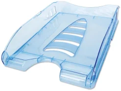 Bissolo Casa Cancelleria Accessori Ufficio<ARDA - SUNRISE VASCHETTA PORTA CORRISPONDENZA TRASPARENTE BLU: vendita online ARDA - SUNRISE VASCHETTA PORTA CORRISPONDENZA TRASPARENTE BLU in offerta