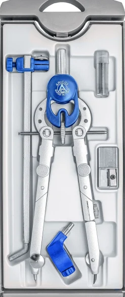 Bissolo Casa Disegno Tecnico Compassi<ARICCI - COMPASSO BALAUSTRONE PRESTIGE F5000 BLU: vendita online ARICCI - COMPASSO BALAUSTRONE PRESTIGE F5000 BLU in offerta
