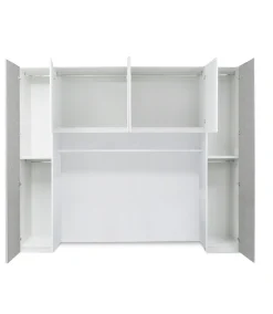 Bissolo Casa Armadi A Ponte<Armadio a Ponte Economico: Modello Mila Colore Bianco e Cemento