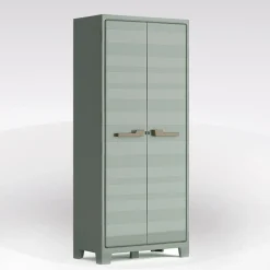 Bissolo Casa Mobili In Resina E Ferro|Mobili In Resina E Ferro<ARMADIO A RIPIANI MOD. PLANET OUTDOOR IN RESINA CM 80X44 H 182 GRIGIO/VERDE: vendita online ARMADIO A RIPIANI MOD. PLANET OUTDOOR IN RESINA CM 80X44 H 182 GRIGIO/VERDE in offerta
