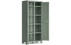 Bissolo Casa Mobili In Resina E Ferro|Mobili In Resina E Ferro<ARMADIO A RIPIANI/PORTASCOPE MOD. PLANET OUTDOOR IN RESINA CM 80X44 H 182 GRIGIO/VERDE: vendita online ARMADIO A RIPIANI/PORTASCOPE MOD. PLANET OUTDOOR IN RESINA CM 80X44 H 182 GRIGIO/VERDE in offerta