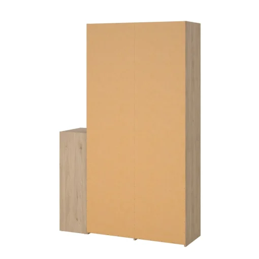 Bissolo Casa Armadietti|Armadietti<ARMADIO ATTREZZATO CON SCARPIERA CM 128X40.5 H. 197.5 JACKSON HICKORY: vendita online ARMADIO ATTREZZATO CON SCARPIERA CM 128X40.5 H. 197.5 JACKSON HICKORY in offerta