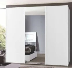 Bissolo Casa Armadi Anta Scorrevole<Armadio bianco 3 ante scorrevoli: modello City