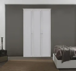 Bissolo Casa Armadi Anta Battente<Armadio camera da letto frassino bianco