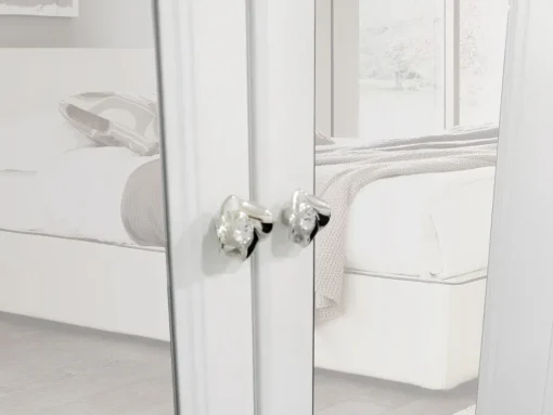 Bissolo Casa Armadi Anta Battente<Armadio classico 6 ante bianco frassino