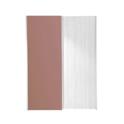 Bissolo Casa Armadi Anta Scorrevole<Armadio Cm 181x65 H247 Rovere Nordico e Rosa in Offeta online