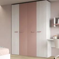 Bissolo Casa Armadi Anta Battente<ARMADIO CM 181X58 H.214.7 ROVERE NORDICO E ROSA