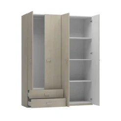 Bissolo Casa Armadietti|Armadietti<Armadio con cassetti e 4 ante battenti color olmo