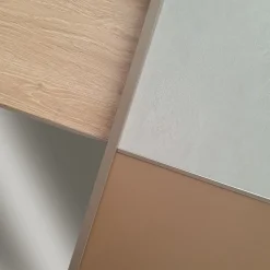 Bissolo Casa Armadi Anta Scorrevole<ARMADIO CUBE 277X62/66 H. 246 ROVERE NODATO E CALCE/LACCATO RAME PERLATO OPACO/FUME