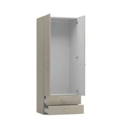 Bissolo Casa Armadietti|Armadietti<Armadio due ante con cassetti color olmo