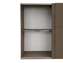 Bissolo Casa Armadi Anta Scorrevole<ARMADIO EVEREST CM 275X55 H. 240 BRONZO E MERCURE