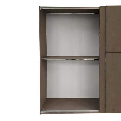 Bissolo Casa Armadi Anta Scorrevole<ARMADIO EVEREST CM 275X55 H. 240 BRONZO E MERCURE