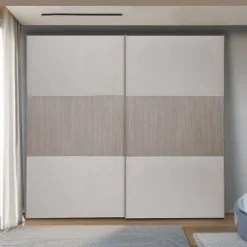 Bissolo Casa Armadi Anta Scorrevole<Armadio Fly in Cenere Wood E Frassino Nuvola in offerta online