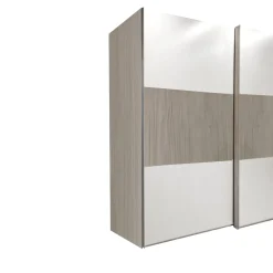 Bissolo Casa Armadi Anta Scorrevole<Armadio Fly in Cenere Wood E Frassino Nuvola in offerta online