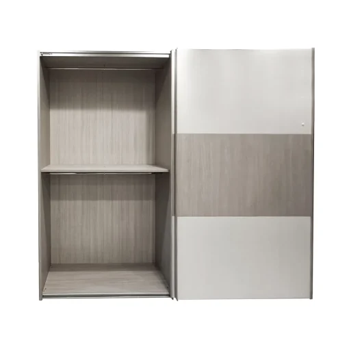 Bissolo Casa Armadi Anta Scorrevole<Armadio Fly in Cenere Wood E Frassino Nuvola in offerta online