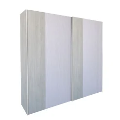 Bissolo Casa Armadi Anta Scorrevole<ARMADIO LINK CM 277X62/66 H. 262 FRASSINO NUVOLA E CENERE WOOD