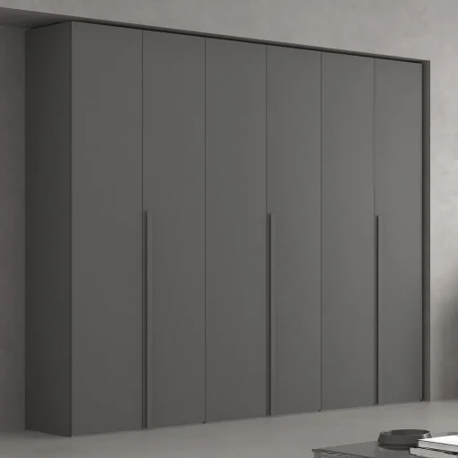 Bissolo Casa Armadi Anta Battente<ARMADIO LOFT CM 270X58 H. 247 FANGO