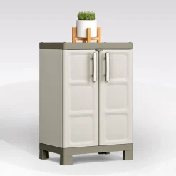 Bissolo Casa Mobili In Resina E Ferro|Mobili In Resina E Ferro<ARMADIO MOD. EXCELLENCE IN RESINA CM 65X45 H. 97 BEIGE E TORTORA: vendita online ARMADIO MOD. EXCELLENCE IN RESINA CM 65X45 H. 97 BEIGE E TORTORA in offerta