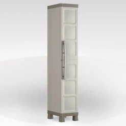 Bissolo Casa Mobili In Resina E Ferro|Mobili In Resina E Ferro<ARMADIO MOD. EXCELLENCE IN RESINA CM 45X33 H 182 BEIGE E TORTORA: vendita online ARMADIO MOD. EXCELLENCE IN RESINA CM 45X33 H 182 BEIGE E TORTORA in offerta