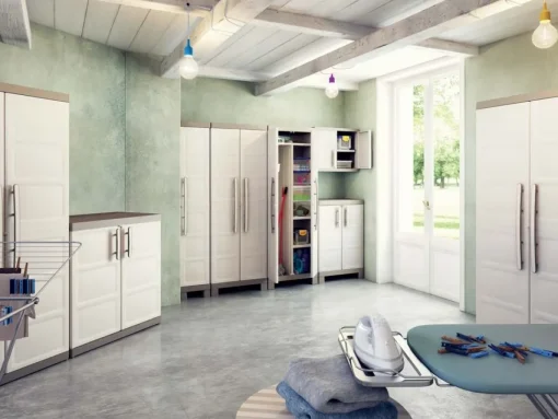 Bissolo Casa Mobili In Resina E Ferro|Mobili In Resina E Ferro<ARMADIO MOD. EXCELLENCE IN RESINA CM 45X33 H 182 BEIGE E TORTORA: vendita online ARMADIO MOD. EXCELLENCE IN RESINA CM 45X33 H 182 BEIGE E TORTORA in offerta