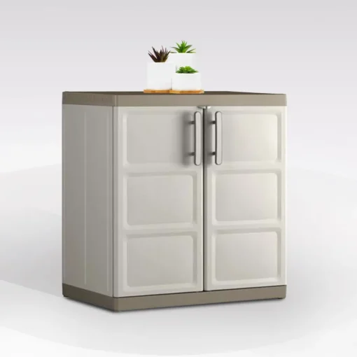 Bissolo Casa Mobili In Resina E Ferro|Mobili In Resina E Ferro<ARMADIO MOD EXCELLENCE XL RESINA CM 89X54 H 93 BEIGE E TORTORA: vendita online ARMADIO MOD EXCELLENCE XL RESINA CM 89X54 H 93 BEIGE E TORTORA in offerta