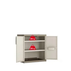 Bissolo Casa Mobili In Resina E Ferro|Mobili In Resina E Ferro<ARMADIO MOD EXCELLENCE XL RESINA CM 89X54 H 93 BEIGE E TORTORA: vendita online ARMADIO MOD EXCELLENCE XL RESINA CM 89X54 H 93 BEIGE E TORTORA in offerta