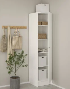 Bissolo Casa Armadietti|Armadietti<ARMADIO MOD. FOCUS CM 49,2X47 H.200 BIANCO OPACO: vendita online ARMADIO MOD. FOCUS CM 49,2X47 H.200 BIANCO OPACO in offerta
