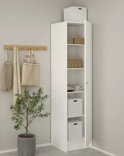 Bissolo Casa Armadietti|Armadietti<ARMADIO MOD. FOCUS CM 49,2X47 H.200 BIANCO OPACO: vendita online ARMADIO MOD. FOCUS CM 49,2X47 H.200 BIANCO OPACO in offerta