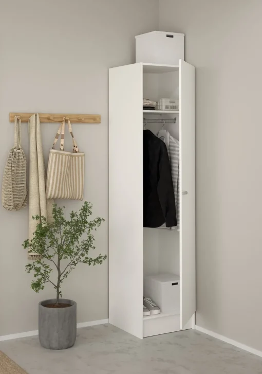 Bissolo Casa Armadietti|Armadietti<ARMADIO MOD. FOCUS CM 49,2X47 H.200 BIANCO OPACO: vendita online ARMADIO MOD. FOCUS CM 49,2X47 H.200 BIANCO OPACO in offerta
